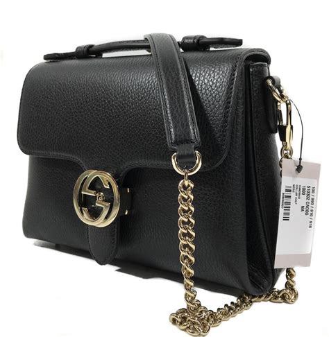 gucci dollar calf nero bag